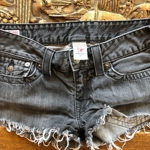 True Religion Joey Cut off shorts